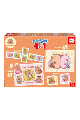 Coffret multi-jeux Capybaras  153 pièces - Dès 3 ans