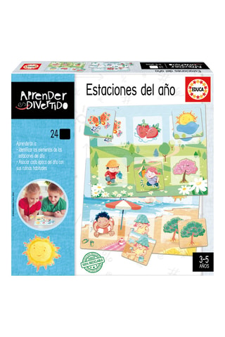 Jeu éducatif sur les saisons - 24 pièces - Dès 3 ans