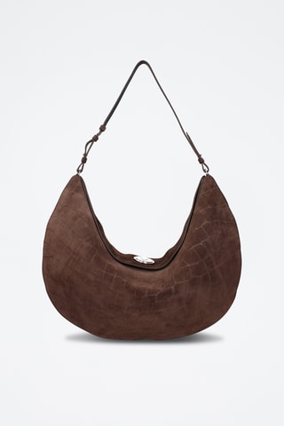 Sac porté épaule en cuir - Marron - Jacquemus