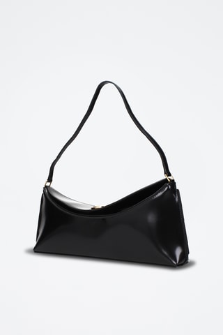 Sac porté épaule en cuir Ovalo - Noir - Jacquemus