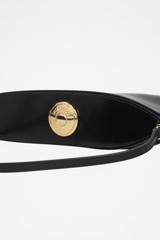 Sac porté épaule en cuir Ovalo - Noir - Jacquemus