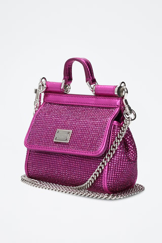 Sac à main en cuir - Rose fuchsia - Dolce&Gabbana