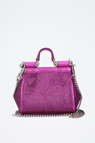 Sac à main en cuir - Rose fuchsia - Dolce&Gabbana