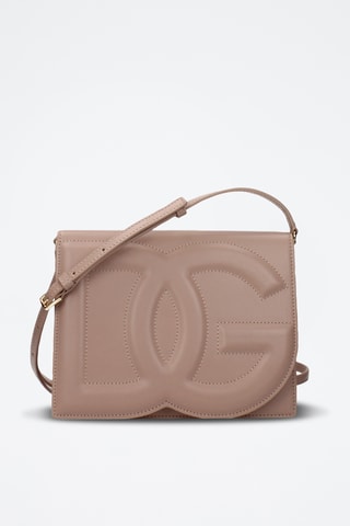 Sac bandoulière en cuir - Beige - Dolce&Gabbana