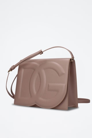 Sac bandoulière en cuir - Beige - Dolce&Gabbana