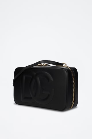Sac bandoulière en cuir - Noir - Dolce&Gabbana
