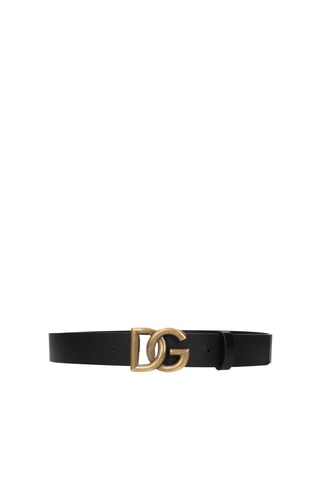 Ceinture en cuir - Noir - Dolce&Gabbana
