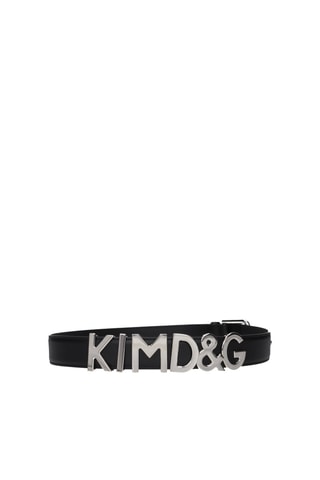 Ceinture en cuir - Noir - Dolce&Gabbana