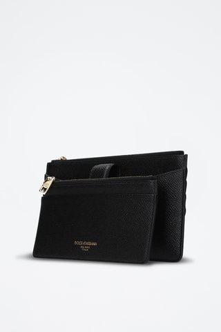 Portefeuille en cuir - Noir - Dolce&Gabbana