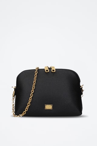 Sac porté épaule en cuir - Noir - Dolce&Gabbana