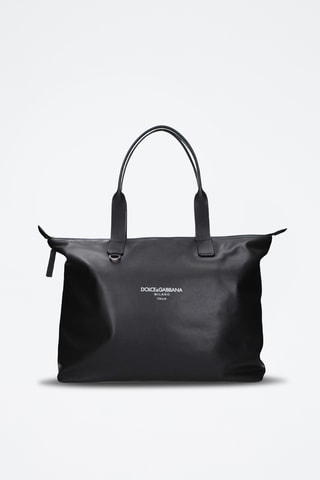 Sac porté épaule en cuir - Noir - Dolce&Gabbana