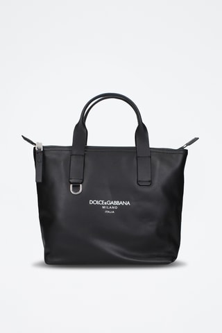Sac à main en cuir - Noir - Dolce&Gabbana