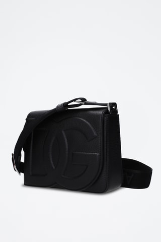 Sac bandoulière en cuir - Noir - Dolce&Gabbana