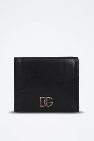 Portefeuille en cuir - Noir - Dolce&Gabbana