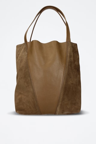 Sac porté épaule en cuir - Marron - Chloé