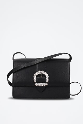 Sac bandoulière en cuir - Noir - Jimmy Choo