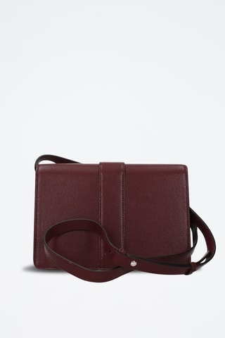 Sac bandoulière en cuir - Bordeaux - Jimmy Choo