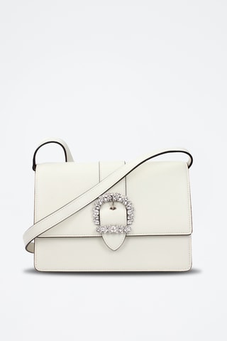 Sac bandoulière en cuir - Blanc - Jimmy Choo