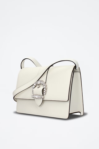 Sac bandoulière en cuir - Blanc - Jimmy Choo