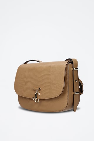 Sac bandoulière en cuir - Beige - Jimmy Choo