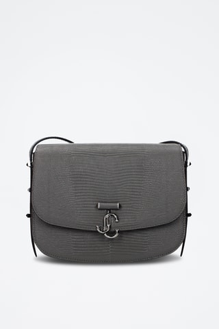 Sac bandoulière en cuir - Gris - Jimmy Choo