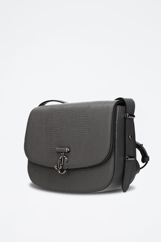 Sac bandoulière en cuir - Gris - Jimmy Choo