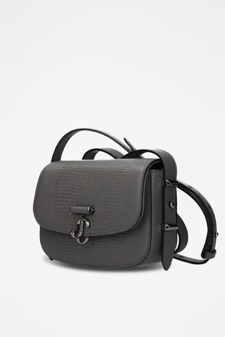 Sac porté épaule en cuir - Gris - Jimmy Choo