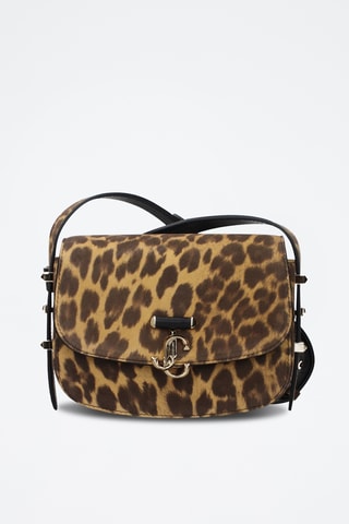 Sac bandoulière en cuir - Marron - Jimmy Choo