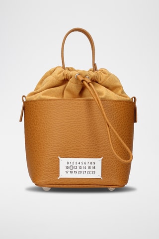 Sac seau en cuir - Marron - Maison Margiela