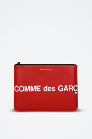 Pochette en cuir - Rouge - Comme des Garçons