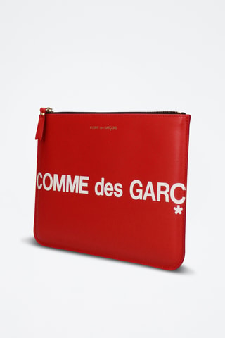 Pochette en cuir - Rouge - Comme des Garçons