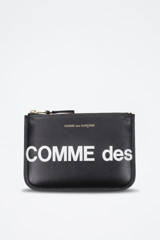 Porte-documents en cuir - Noir - Comme des Garçons