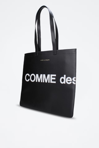 Sac porté épaule en cuir - Noir - Comme des Garçons