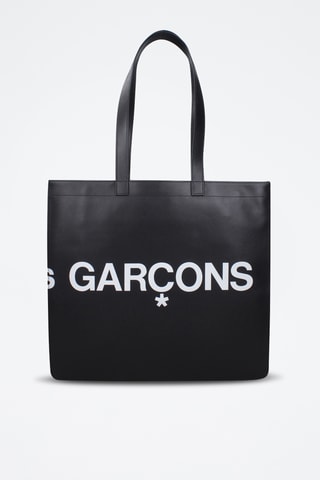 Sac porté épaule en cuir - Noir - Comme des Garçons