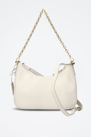 Sac porté épaule en cuir - Beige - Prada
