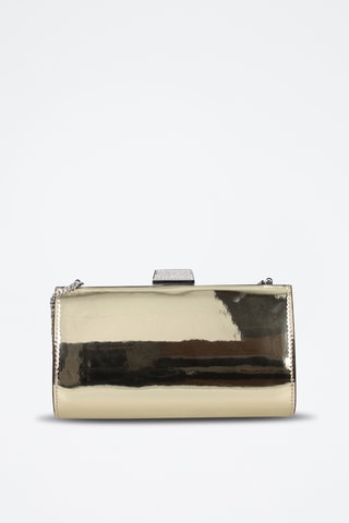Pochette en cuir - Doré - Jimmy Choo