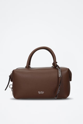 Sac à main en cuir - Marron - Max Mara