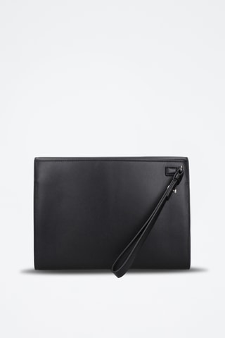 Pochette en cuir - Noir - Ferragamo