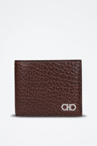 Portefeuille en cuir - Marron - Ferragamo