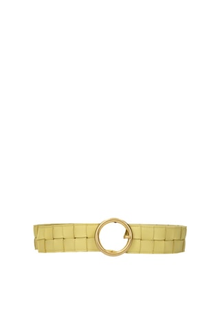 Ceinture en cuir - Jaune - Bottega Veneta