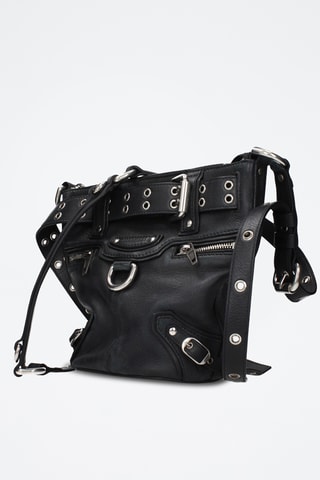 Sac bandoulière en cuir - Noir - Balenciaga