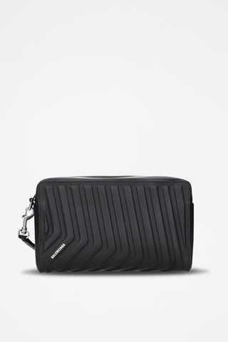 Pochette en cuir - Noir - Balenciaga
