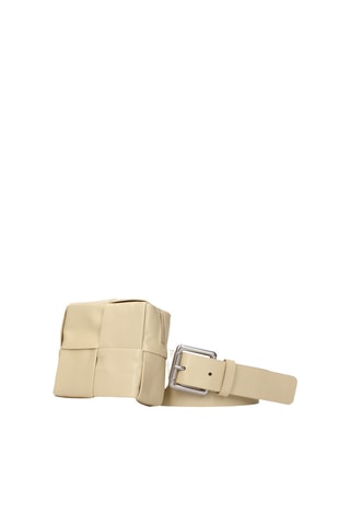 Ceinture en cuir - Beige - Bottega Veneta