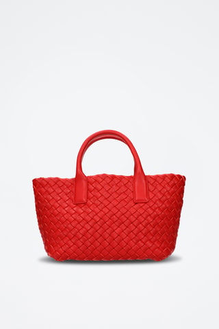 Sac à main en cuir - Rouge - Bottega Veneta