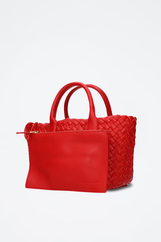 Sac à main en cuir - Rouge - Bottega Veneta