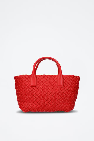 Sac à main en cuir - Rouge - Bottega Veneta