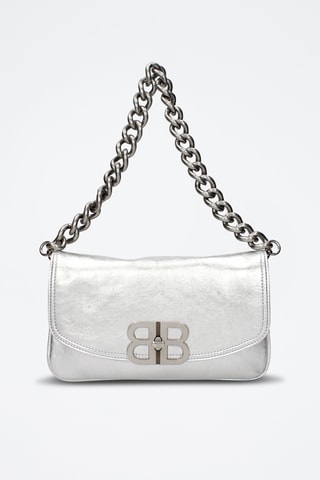 Sac à main en cuir de mouton - Argenté - Balenciaga