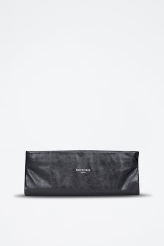 Pochette en cuir - Noir - Balenciaga