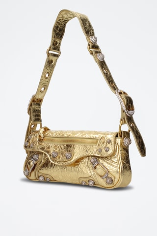 Sac porté épaule en cuir - Doré - Balenciaga