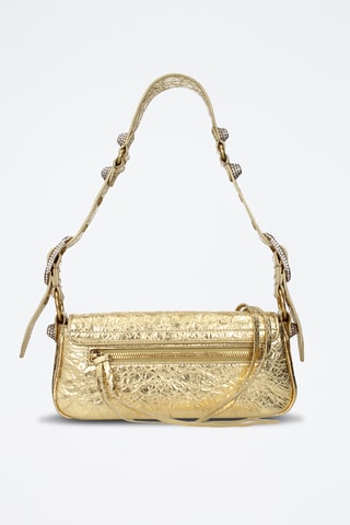 Sac porté épaule en cuir - Doré - Balenciaga